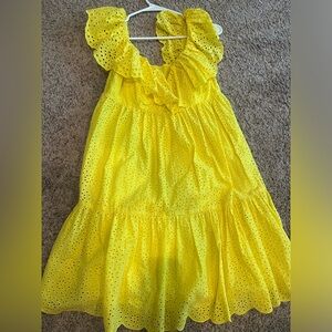 Size 2 Lilly Pulitzer yellow eyelet EUC